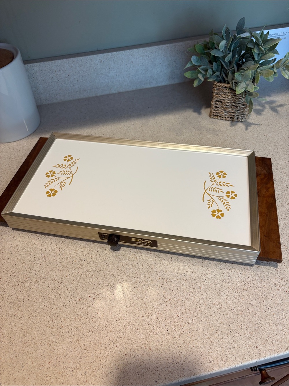 Vintage Cornwall Simmer Server Electric Warming Tray